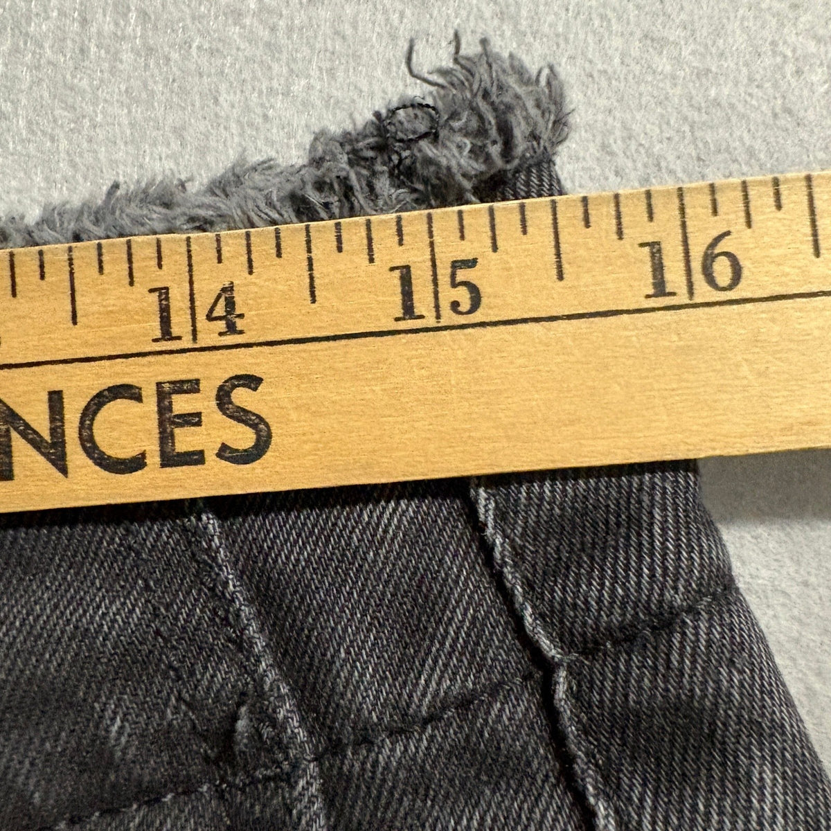 Garage Fray Waist Mom Jeans Womens Size 7 Black High Rise Tapered Denim