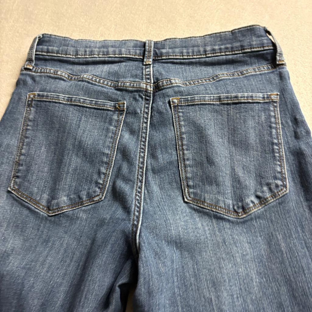 Banana Republic Slim Flare Jeans Womens 28/6 Blue Denim Stretch High Rise 29 In