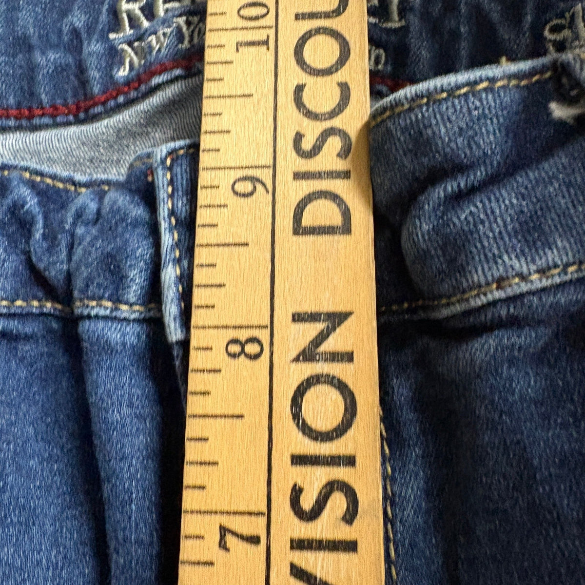 Resfeber New York Collection Womens Distressed Skinny Jeans Size 10 Blue Stretch - Photo 10