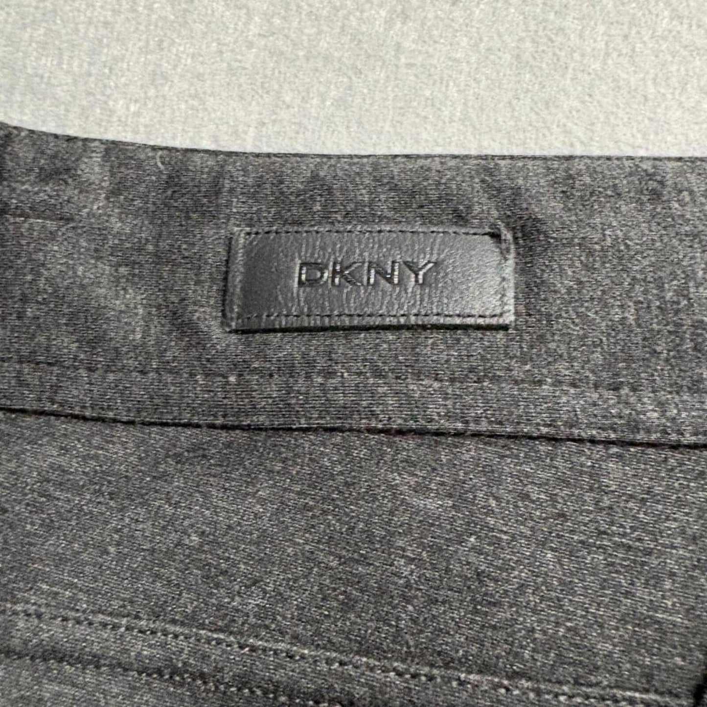 DKNY Pants Womens Size 12 Gray Straight Leg Stretch Casual Comfort Trousers