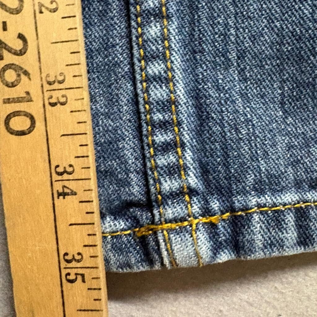 Cruel Girl Slim Jeans Womens 15 XLong Blue Denim Straight Leg High Rise Western