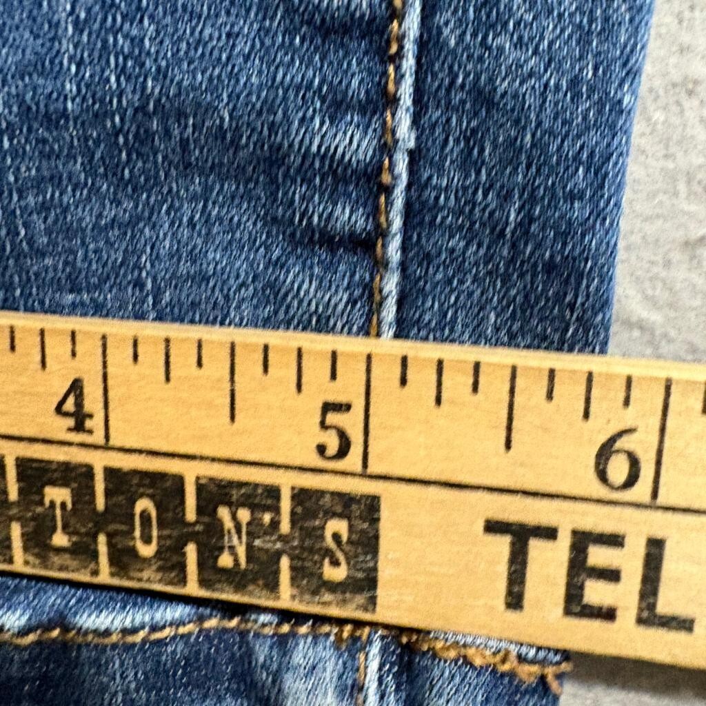 Chicos So Slimming Girlfriend Slim Leg Ankle Jeans Womens Size 0 Blue Denim