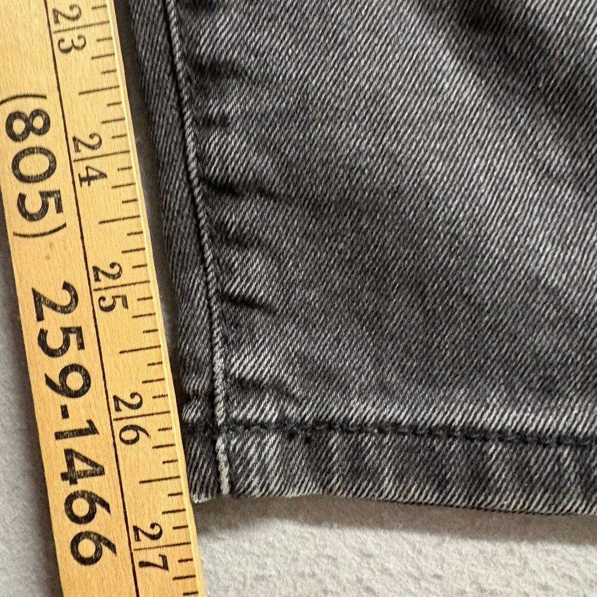 Garage Fray Waist Mom Jeans Womens Size 7 Black High Rise Tapered Denim