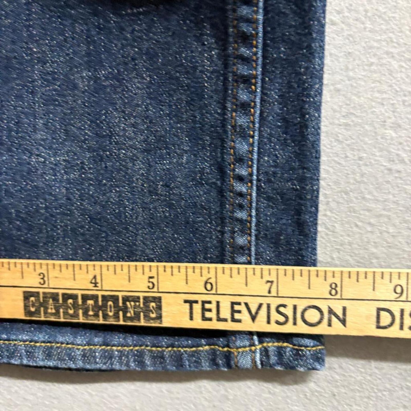 Hollister Slim Straight Jeans Mens 32x30 Dark Wash Blue Stretch Denim Pants
