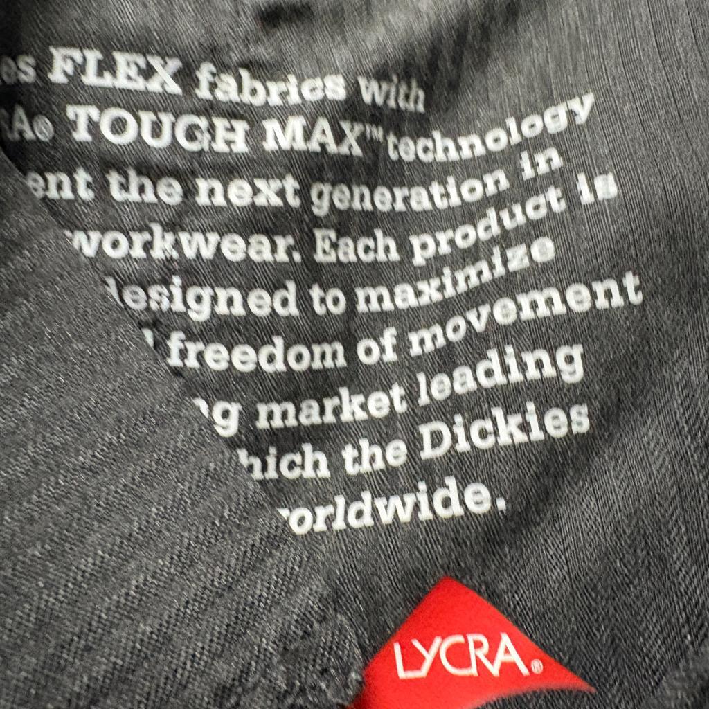 Dickies 1967 Collection Flex Tough Max Pants Mens 36x30 Gray Workwear Chino