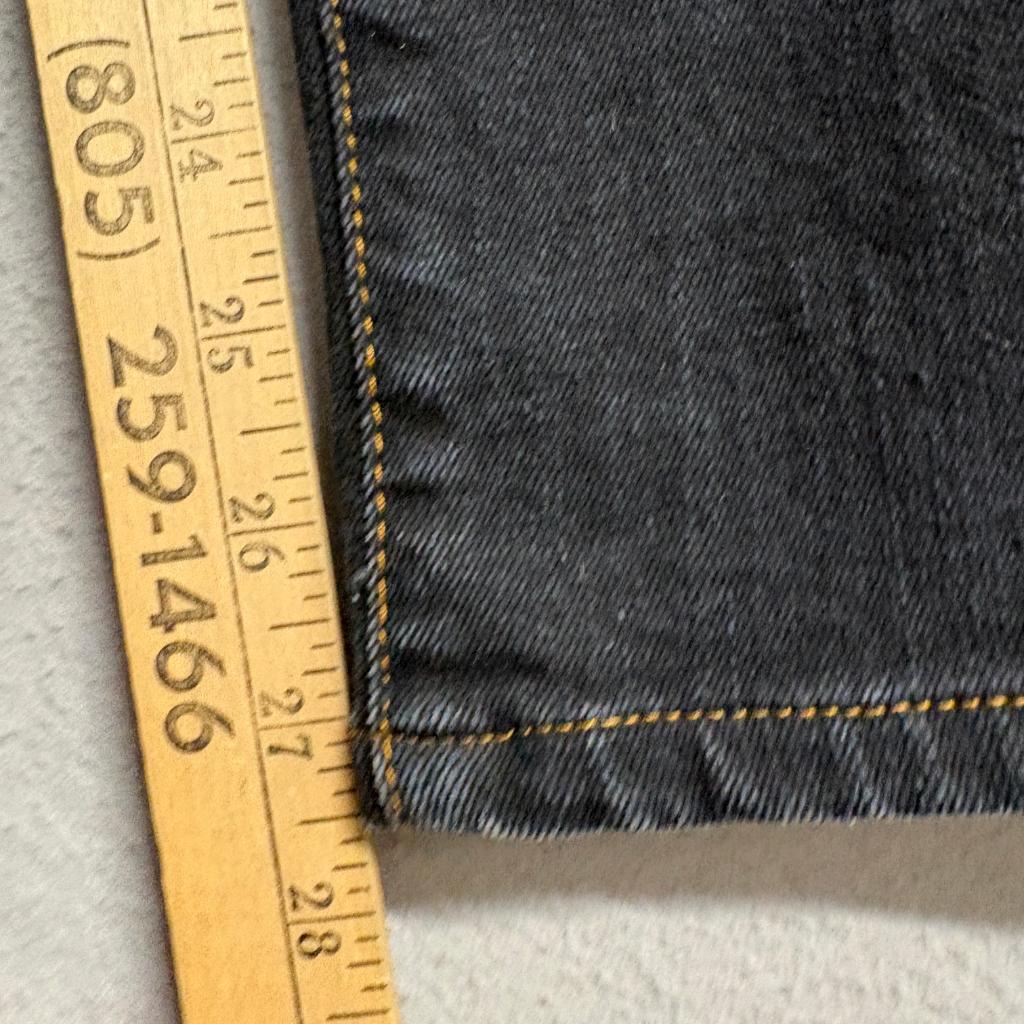 J Brand 914 Black Straight Leg Jeans Womens Size 29 Dark Wash Cotton Blend