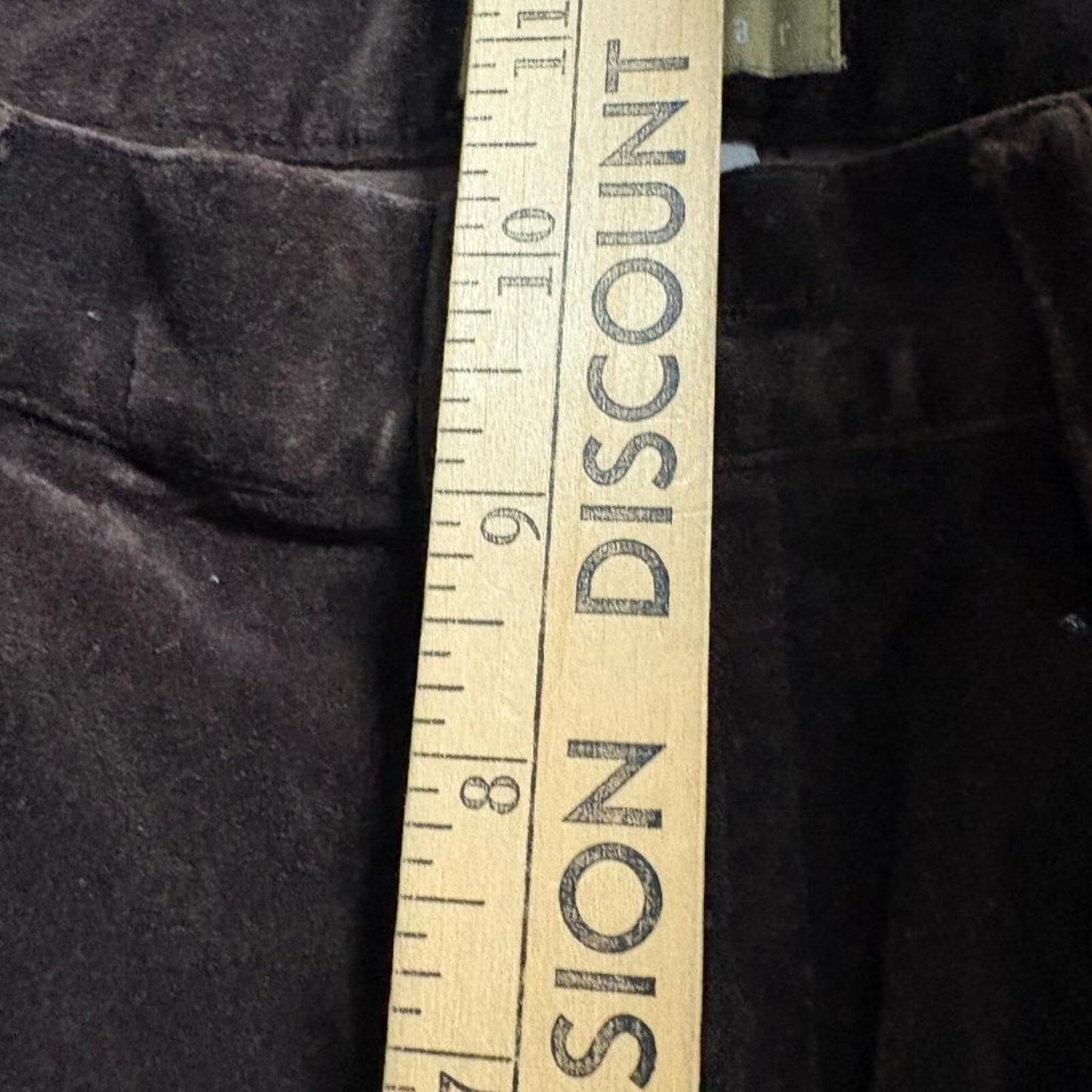 Liz Claiborne Lizwear Corduroy Pants Womens 10 Brown High Rise Straight Leg