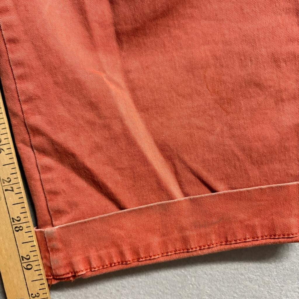 Gap For Good Mens Slim Chino Pants 32x32 Burnt Orange Stretch Cotton Twill