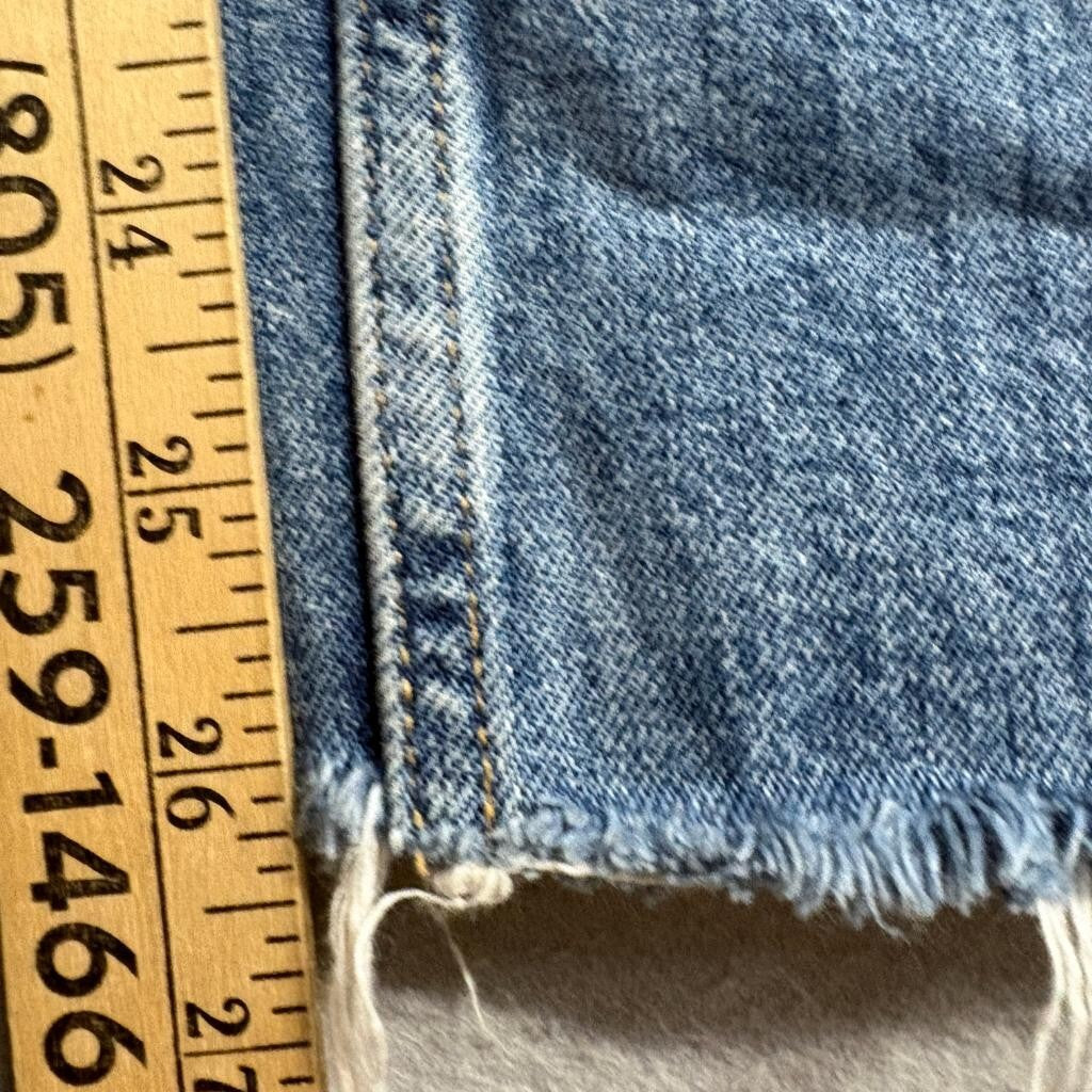 Everlane The Way High Jean Womens Size 2 Regular Blue Organic Cotton Denim