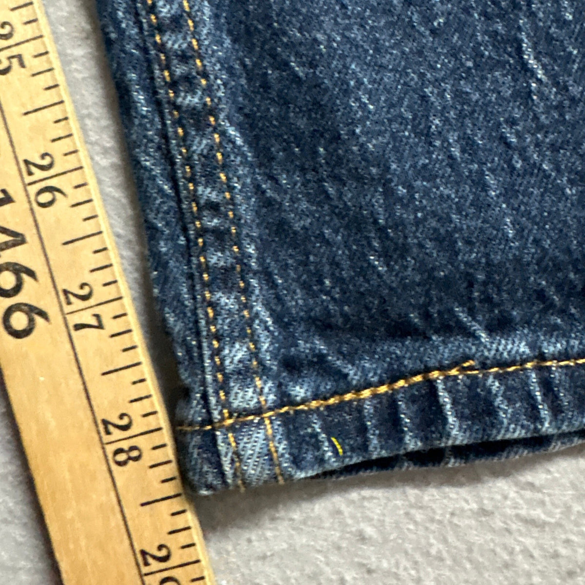 Levis 505 Regular Fit Jeans Mens 38x30 Dark Wash Blue Denim Pants PC9-00505-1989
