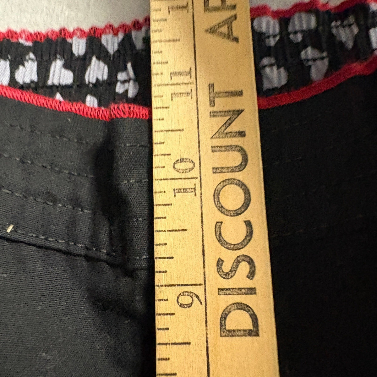 Dickies Medical Scrub Pants Womens Medium Black Heart Trim Cargo Pockets 82010