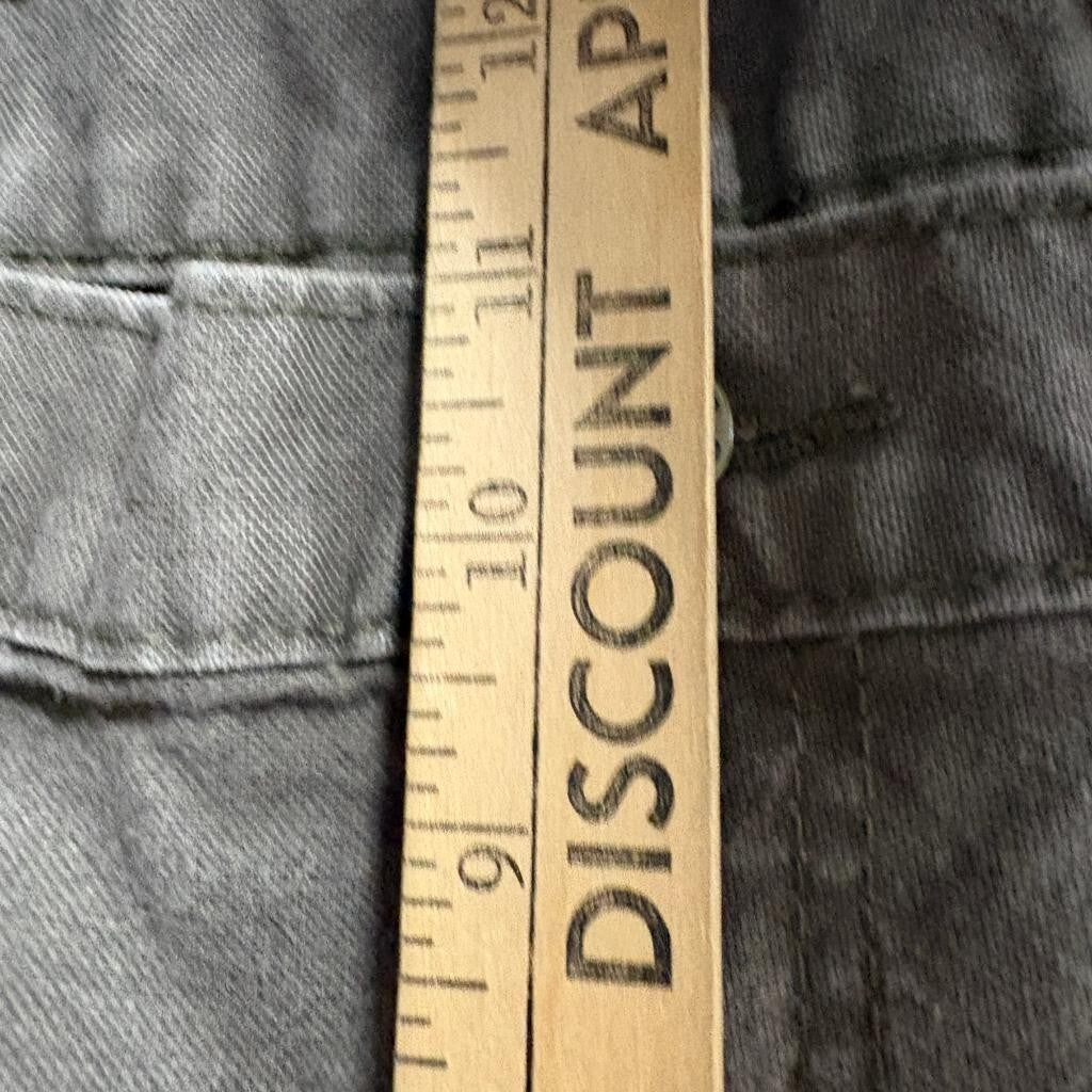 Genuine Dickies Mens Carpenter Pants 36x20 Cut Off Crop Raw Hem Brown Workwear