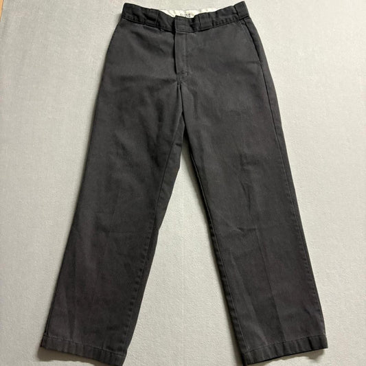 Dickies 874 Original Fit Work Pants Mens 28x26 Black Chino Twill Skate fit 30x27