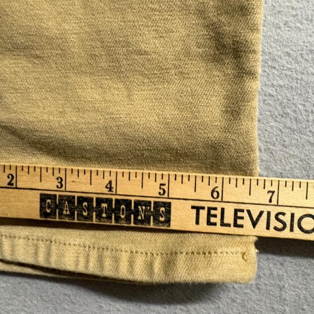 US Polo Assn Pants Mens 30x32 Tan Corduroy Stretch Slim Straight Chino Five