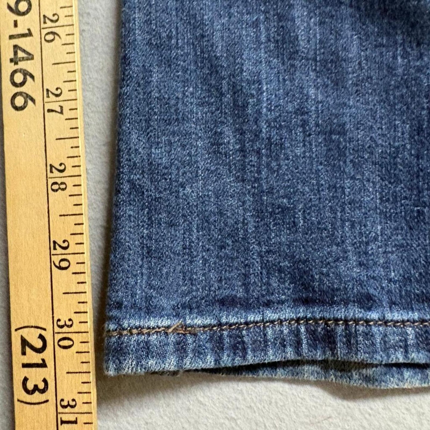 Levis 515 Bootcut Jeans Womens Size 7 Medium Blue Denim Flap Pocket Low Rise
