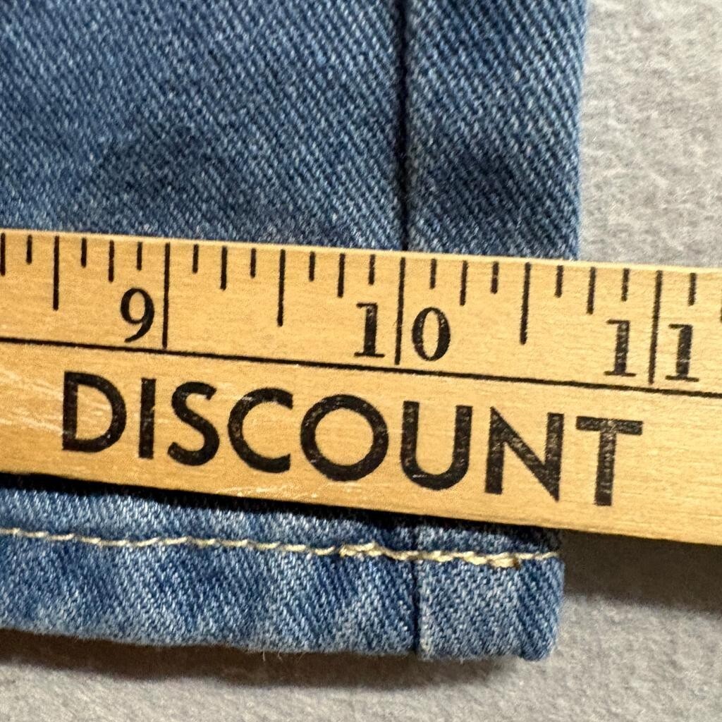 Soho Blue Denim Cargo Jeans Womens Size 16 Blue Wide Leg Utility Pockets