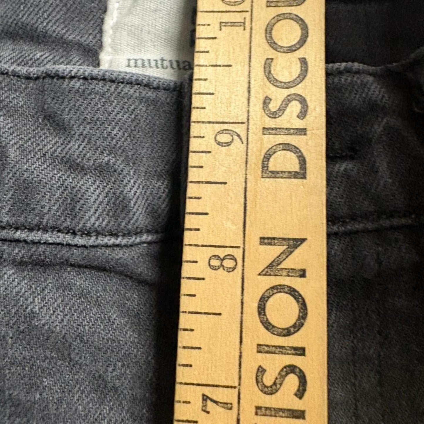 Mutual Weave The Athletic Jeans Womens 29x32 Gray Denim Straight Leg Pants