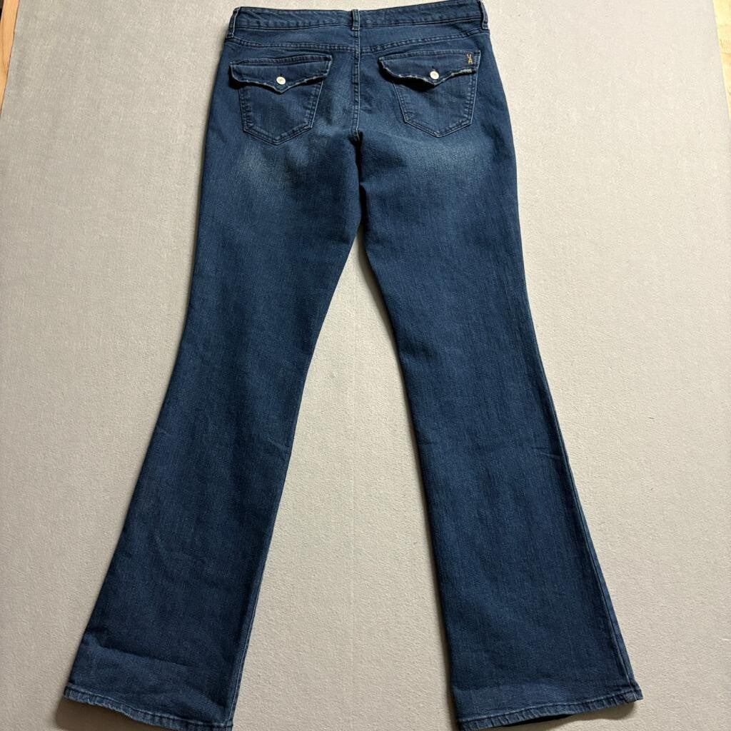 Vintage America Blues Boot-Y Jeans Womens 10/30 Blue Denim Stretch Bootcut