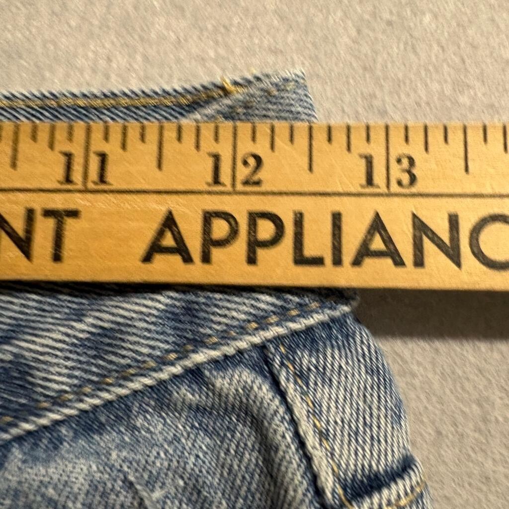 Aqua Cargo Jeans Womens XS Blue Denim Wide Leg High Rise 100% Cotton Utility