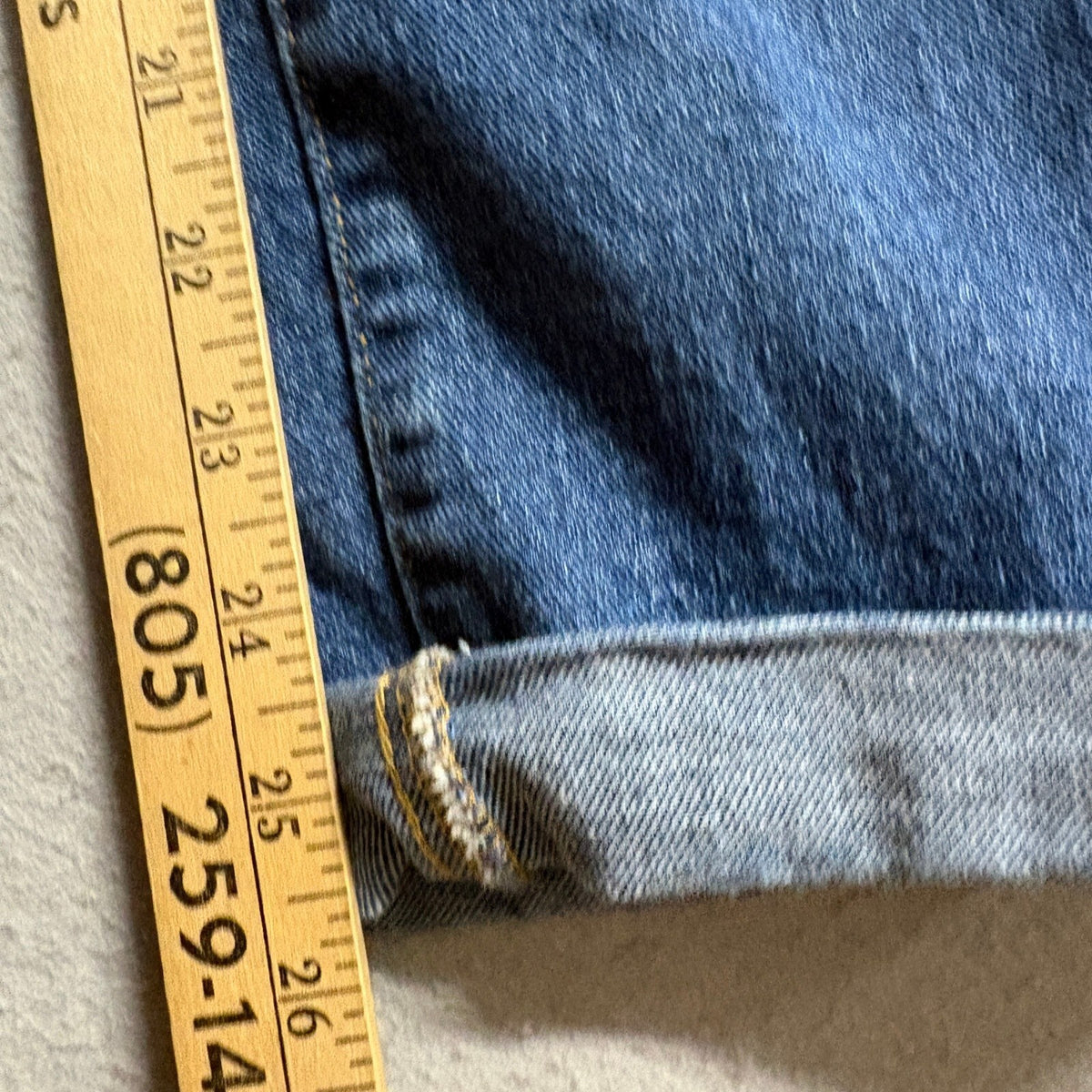 Gloria Vanderbilt Boyfriend Jeans Womens 8 Blue Denim Stretch Cuffed