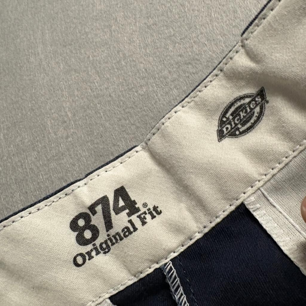 Dickies 874 Original Fit Mens Pants 31x31 Navy Blue Workwear Chino Twill