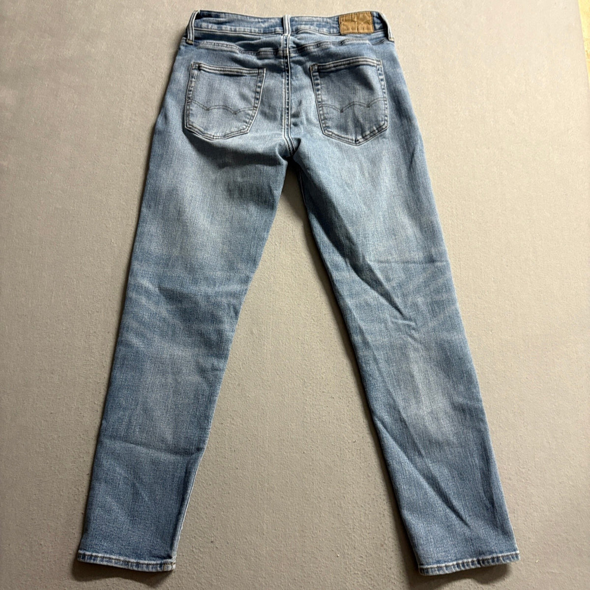 American Eagle Athletic Fit Jeans Womens 29x30 Blue Airflex+ Stretch Denim