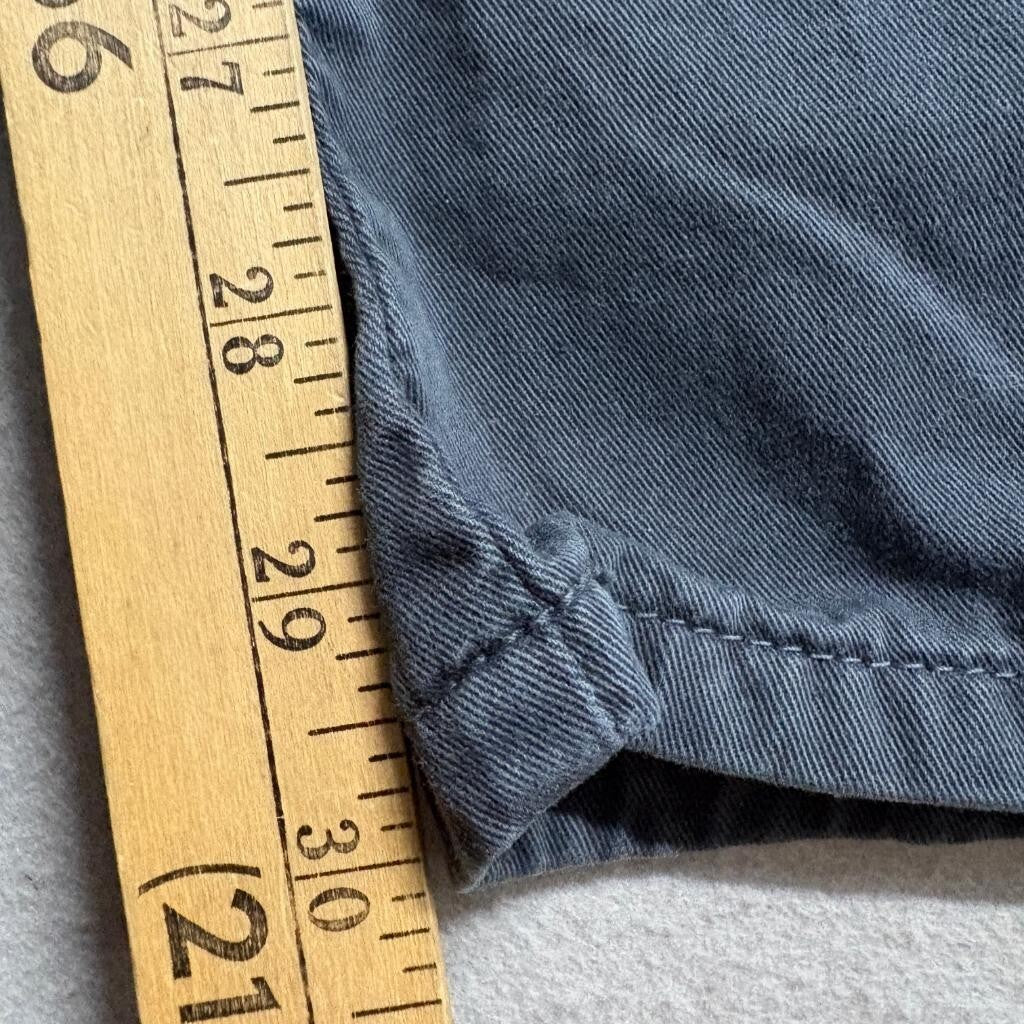 Zara Womens Cargo Pants Size 0 Gray Cotton Wide Leg Utility Pockets Casual