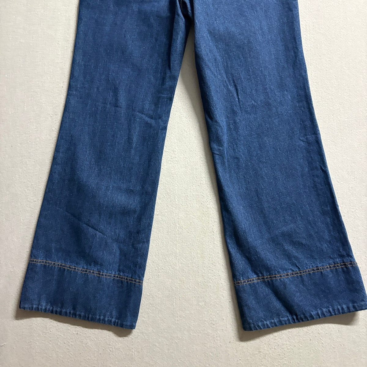 SHEIN Wide Leg Jeans Womens Tall Medium Dark Wash High Rise Denim Cuffed Hem