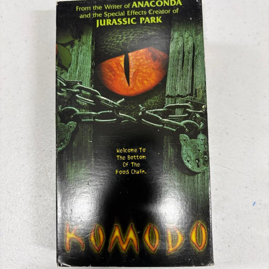 Komodo VHS 2000 Creature Feature Horror Thriller Movie Studio S Home