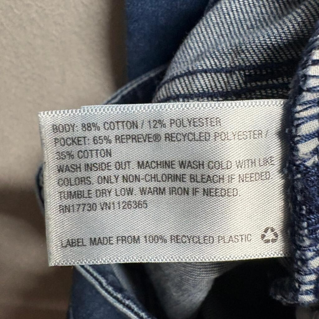 Universal Thread High Rise Wide Leg Crop Jeans Womens Size 2 26 Blue Denim