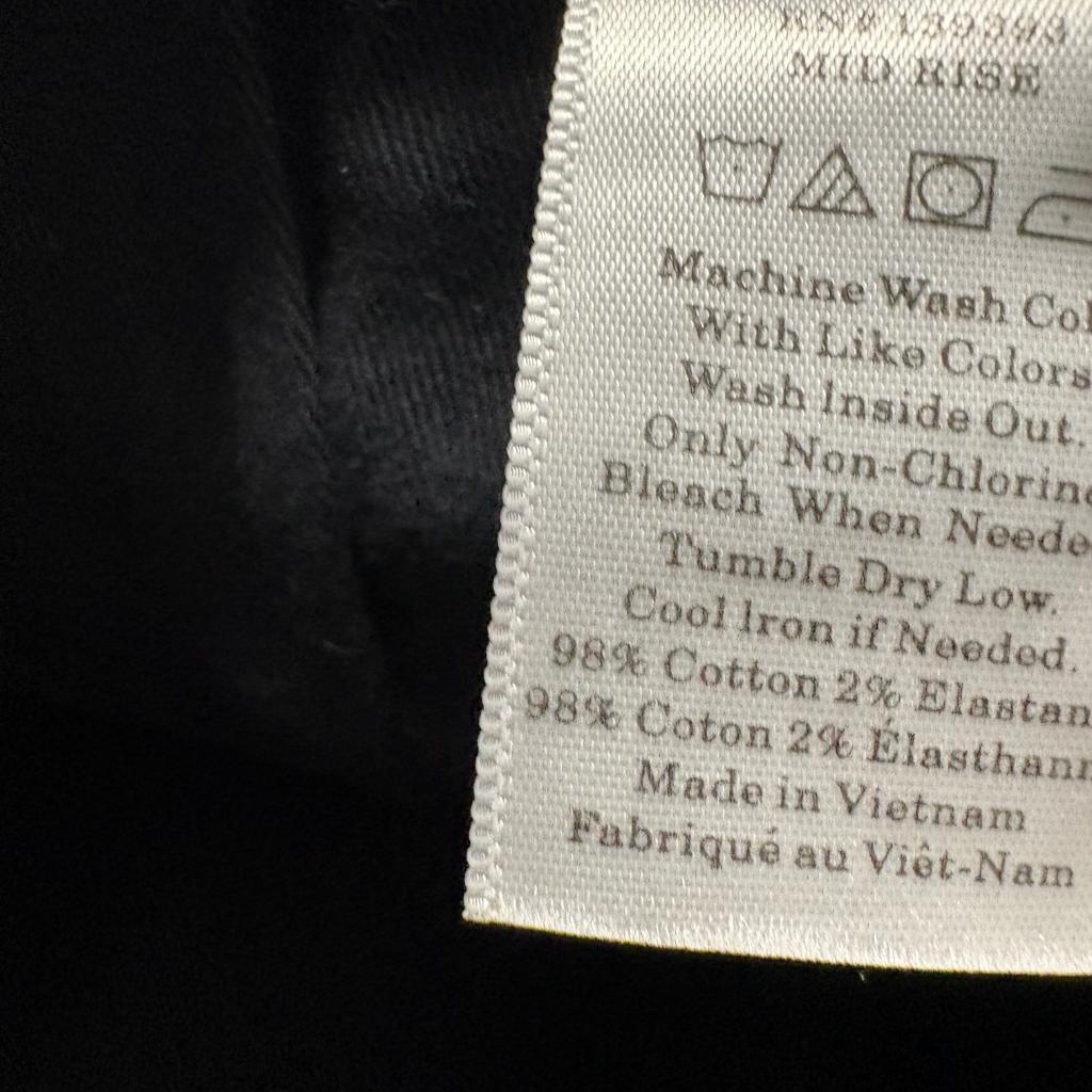 Everlane Jeans Mens 32 Ankle Black Denim Mid Rise Stretch Slim Straight
