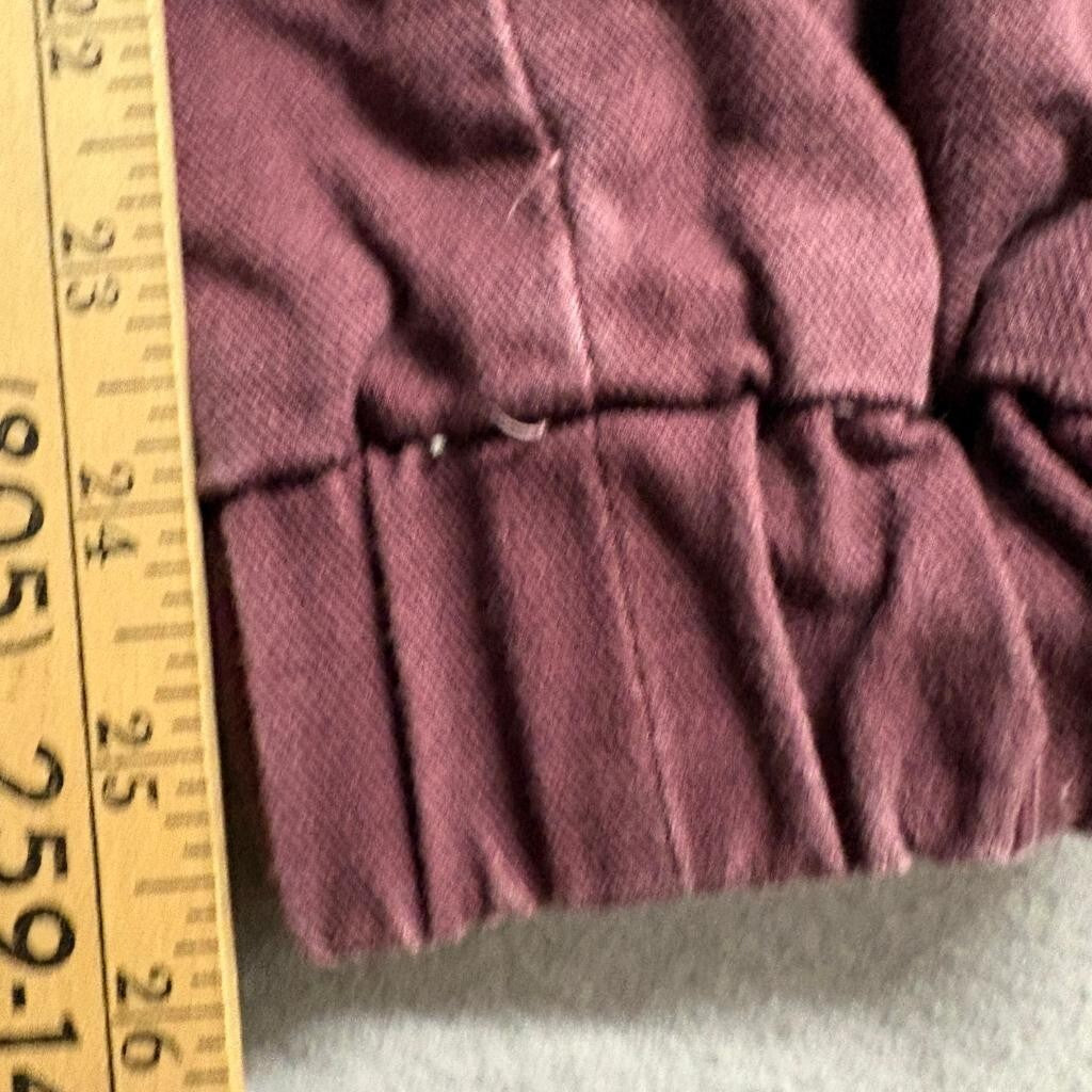 BDG Urban Outfitters Cargo Jogger Pants Womens 27 Burgundy Maroon Contrast