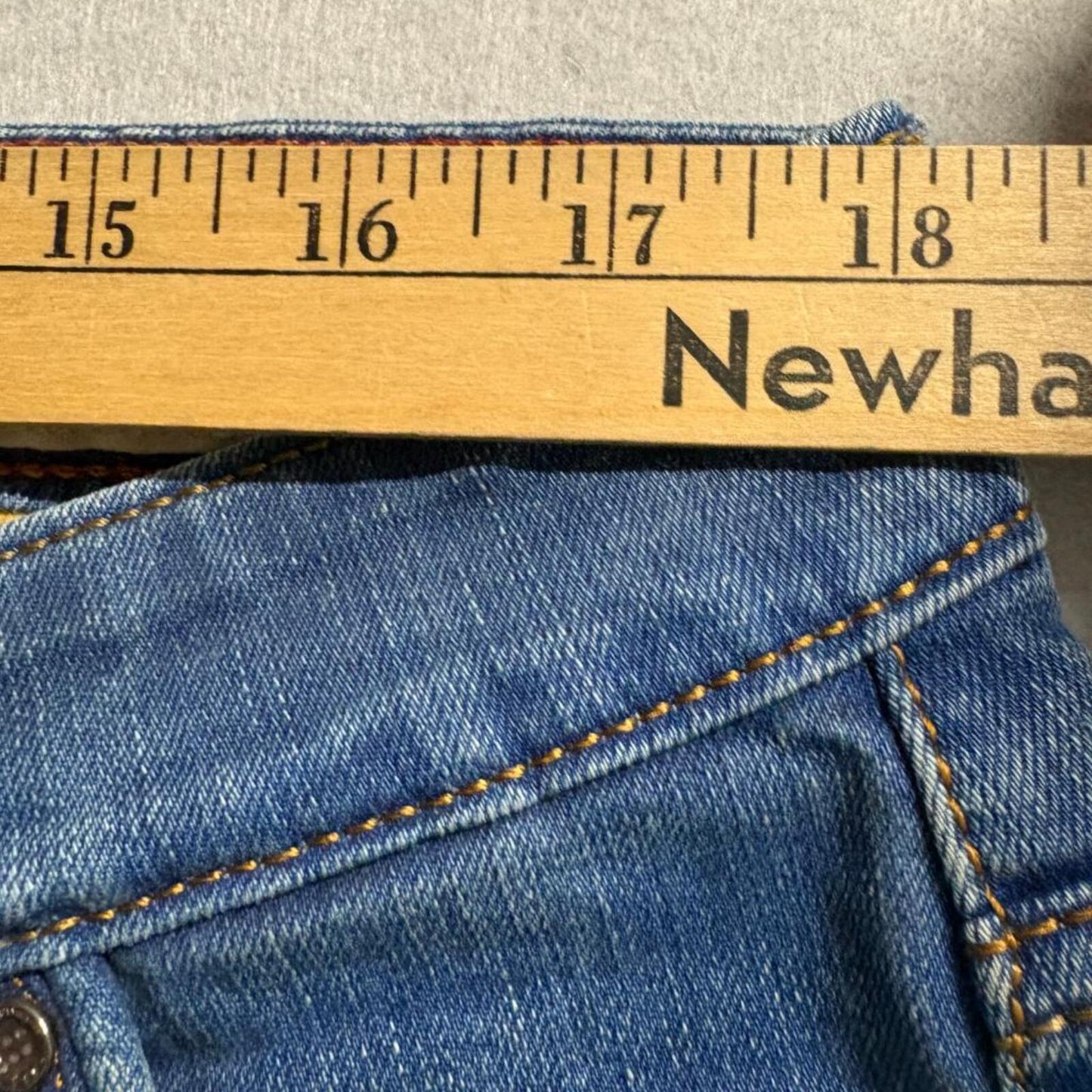 Raw2811 Firangi Fit Tinks Denim Division Jeans Mens 34x28 Blue Cotton