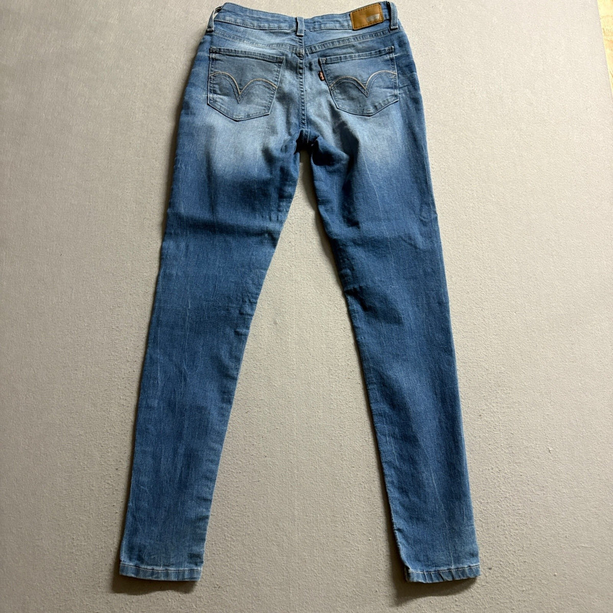 Levis Legging Jeans Womens 28x30 Blue Denim Stretch Skinny Mid Rise