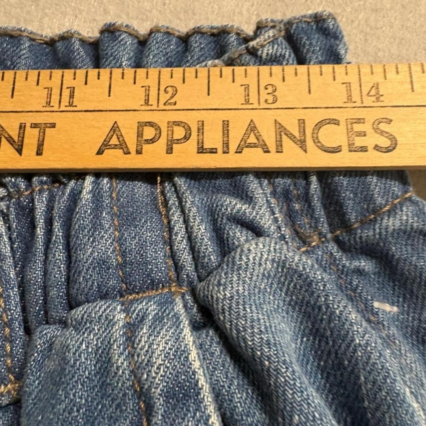 Universal Thread Paperbag Jeans Womens Size 10 Blue Denim High Rise Mom Tapered
