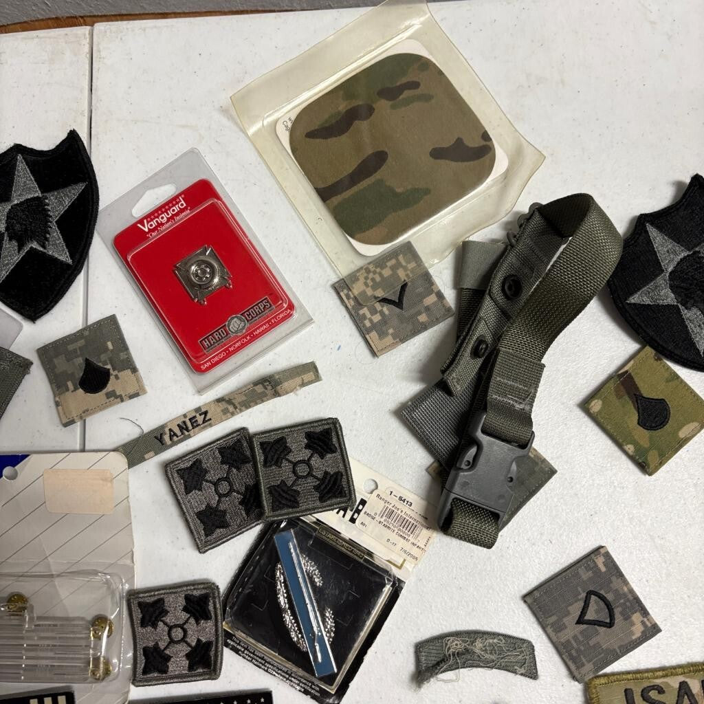 US Army Military Patch Insignia Lot 2nd Infantry Division ISAF Sapper Vanguard