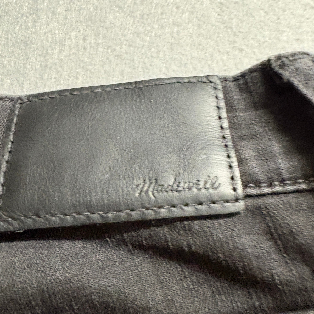 Madewell 10 High Rise Skinny Jeans Womens 25 Black Raw Fringe Hem Button Fly