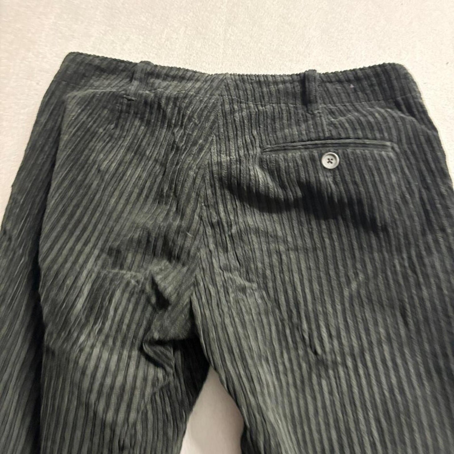 Banana Republic Corduroy Pants Womens 8 Black Stretch Bootcut Ribbed Low Rise