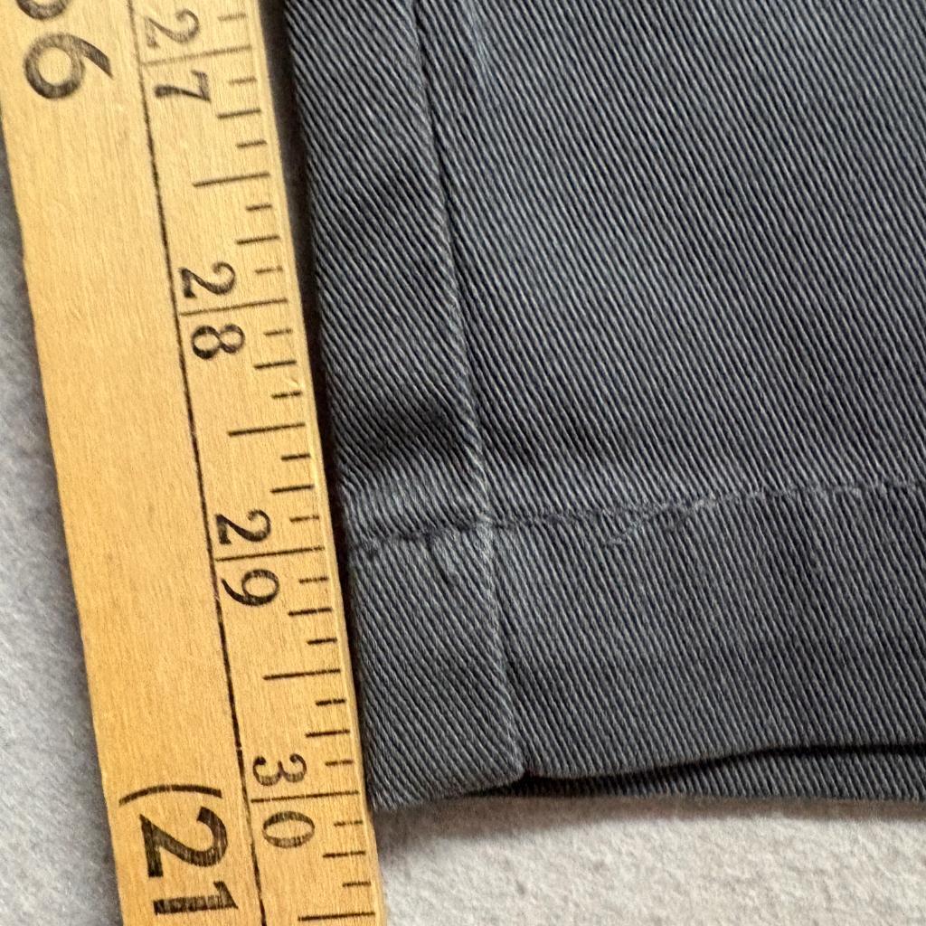 Vintage Dickies 85283 Double Knee Work Pants Mens 42x32 Gray Made in USA