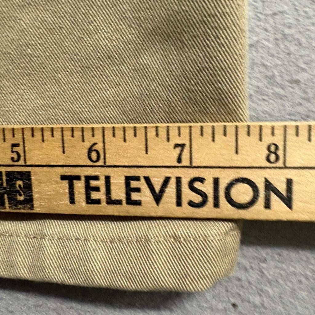 Dickies Slim Taper Chino Pants Mens 31x32 Khaki Beige Workwear WP830DS