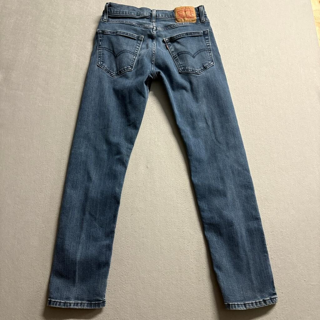 Levi's 502 Regular Taper Jeans Mens 30x32 Blue Denim Stretch Pants