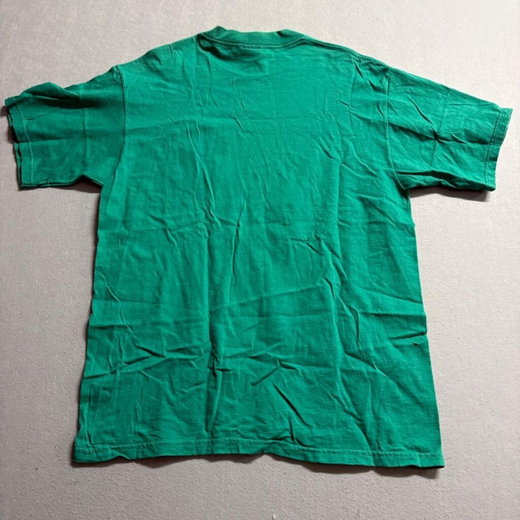 Vintage Key Elements Pocket T-Shirt Mens Large Green Single Stitch Made in USA