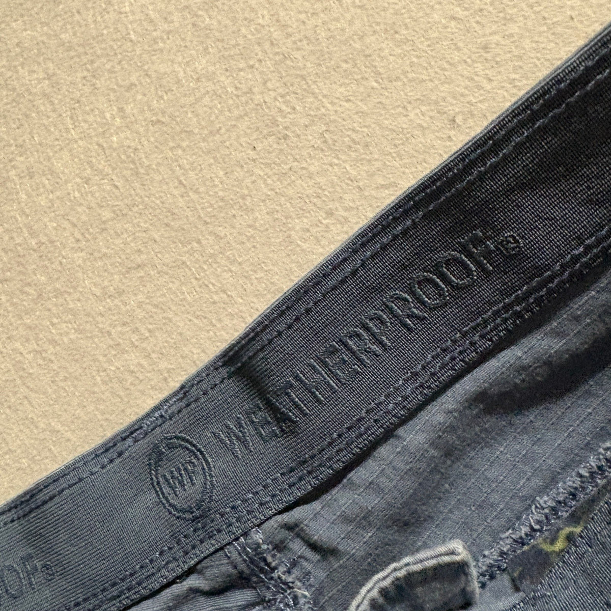 Weatherproof Mens 32 Chino Shorts Blue Stretch Ripstop Comfort Waist Outdoor