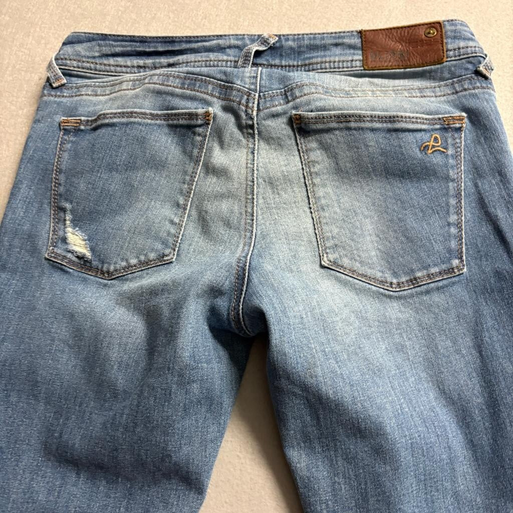 DL1961 Amanda Skinny Jeans Womens Size 28 Distressed Blue Denim Mayhem Wash