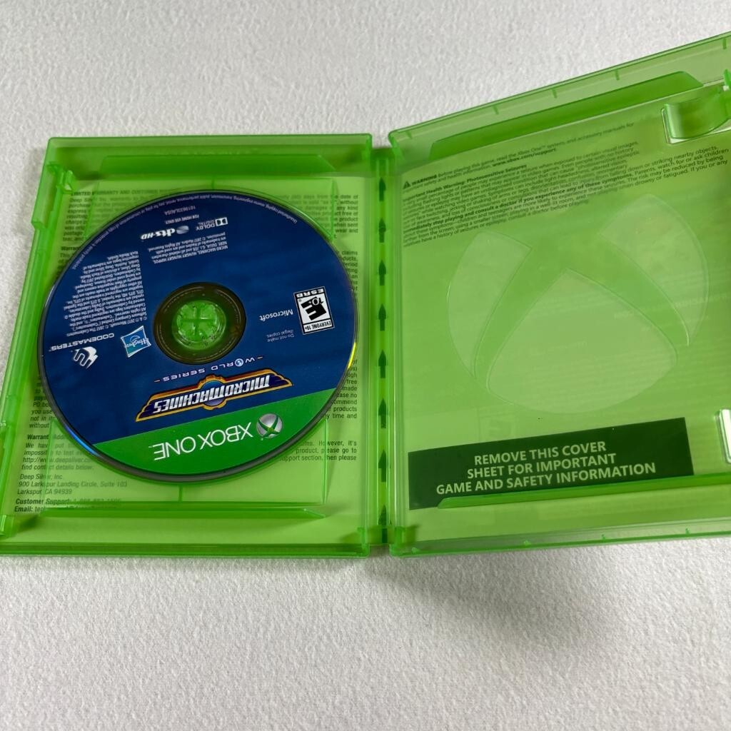 Micro Machines World Series Xbox One Game Case and Disc Included