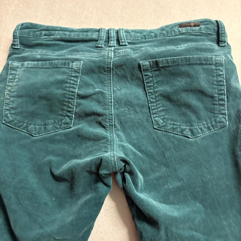 Kut from the Kloth Corduroy Pants Womens Size 6 Green Bootcut Stretch Cord