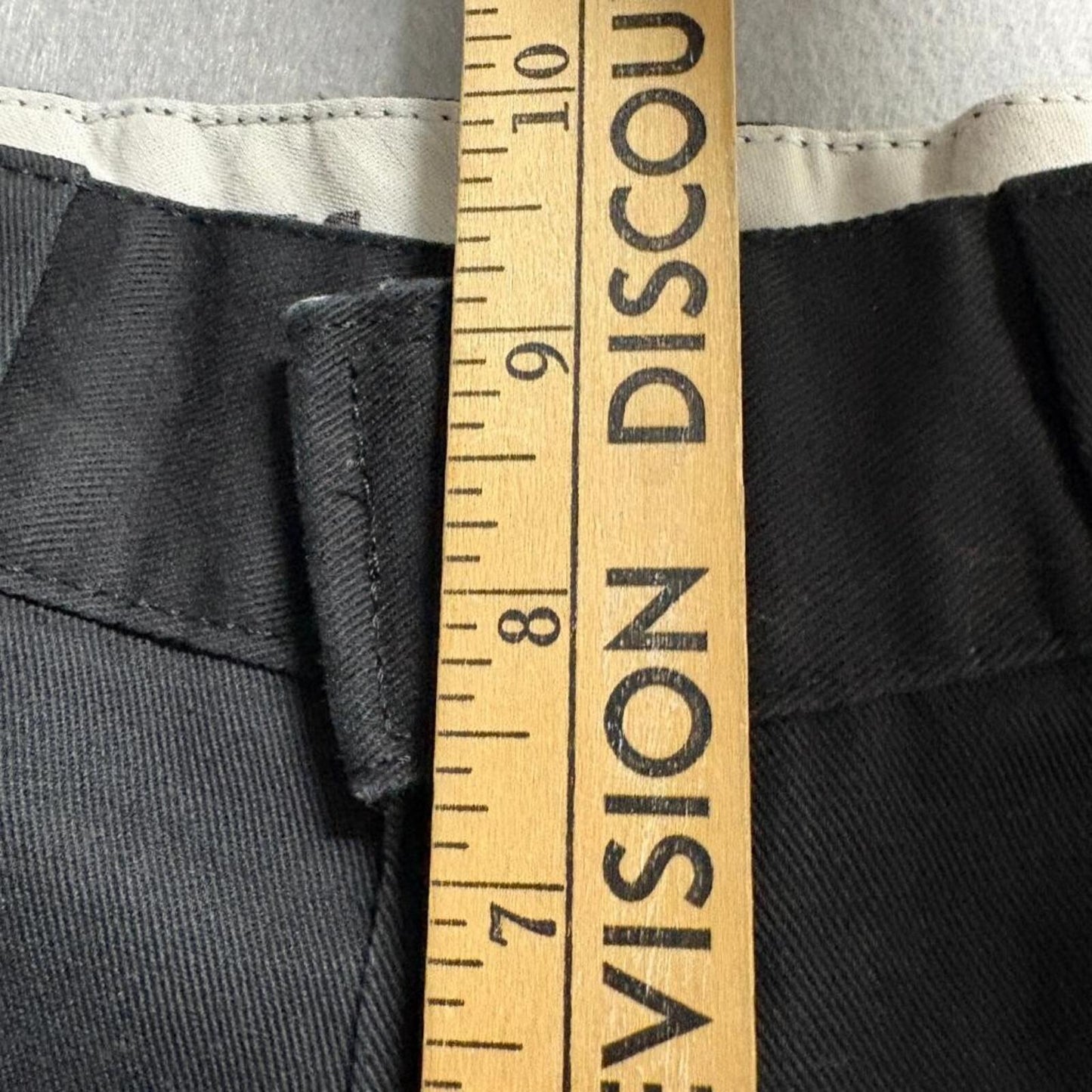 Dickies 874 Original Fit Mens Pants 30x27 Black Raw Hem Cut Off Workwear