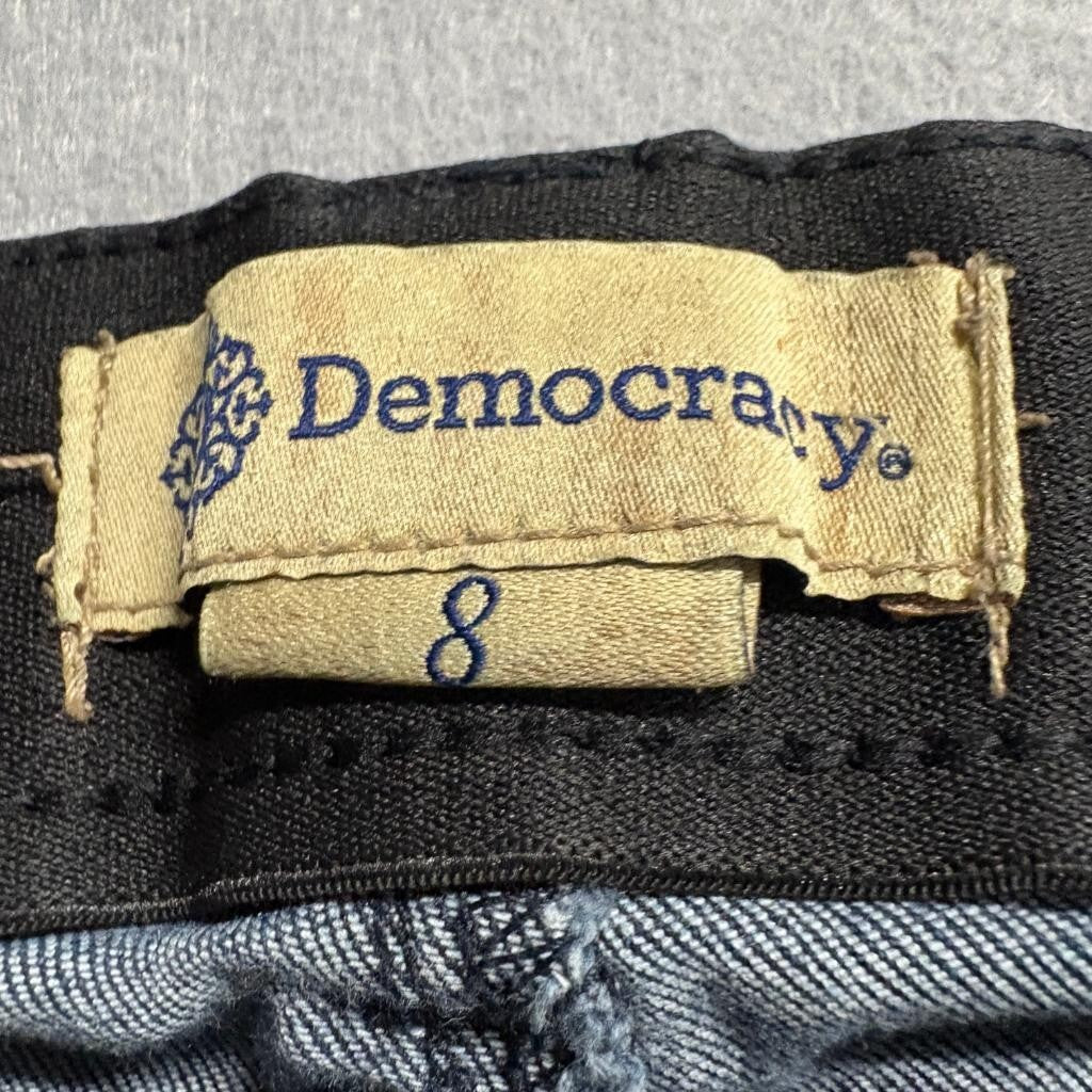 Democracy Ab Solution Bootcut Jeans Womens Size 8 Blue Denim Stretch