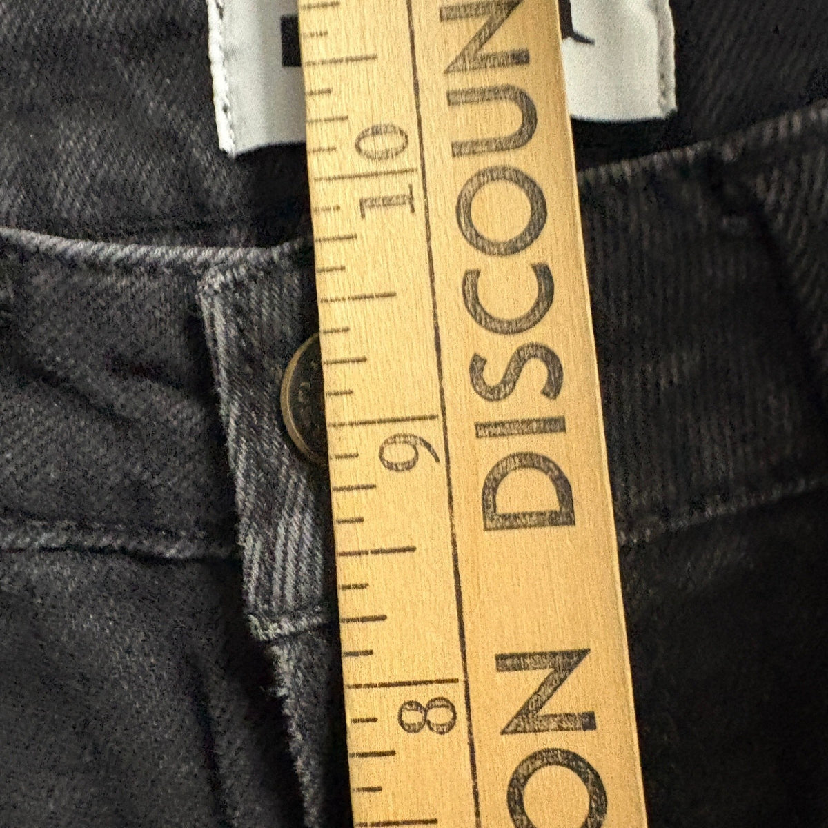 RSQ High Rise Flare Jeans Womens Size 25 Black Denim Stretch Pants
