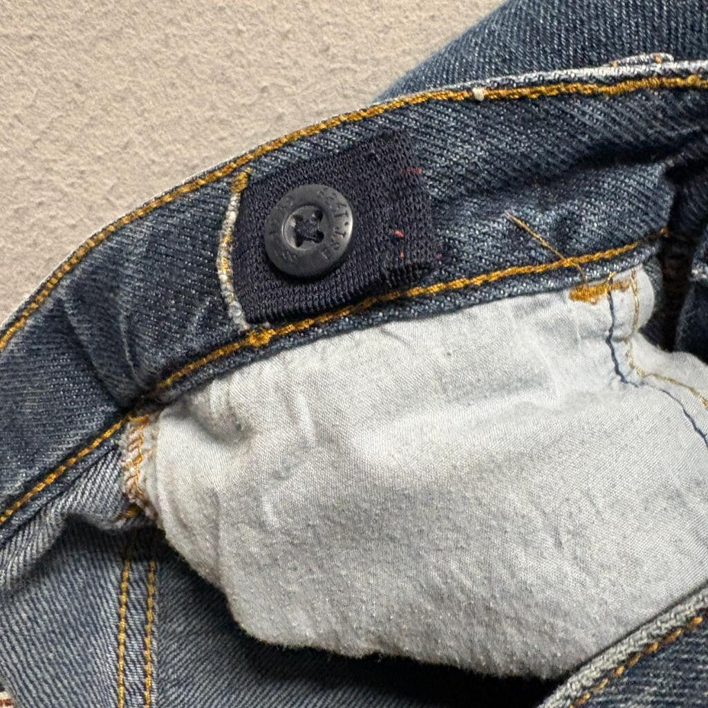The Childrens Place Boys Straight Jeans Size 10 Blue Denim Adjustable Waist